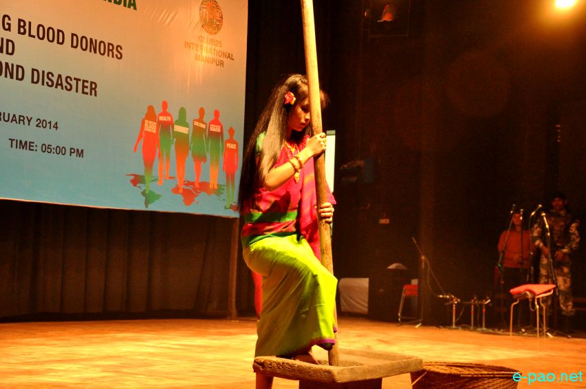 Manipuri  Dance presentation at Global Youths  Meet 2014, India at MFDC Auditorium, Imphal :: 20 Feb 2014