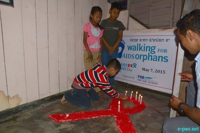 World AIDS Orphan Day held at Singjamei Chongtham Leikai, Imphal :: 7th May 2015