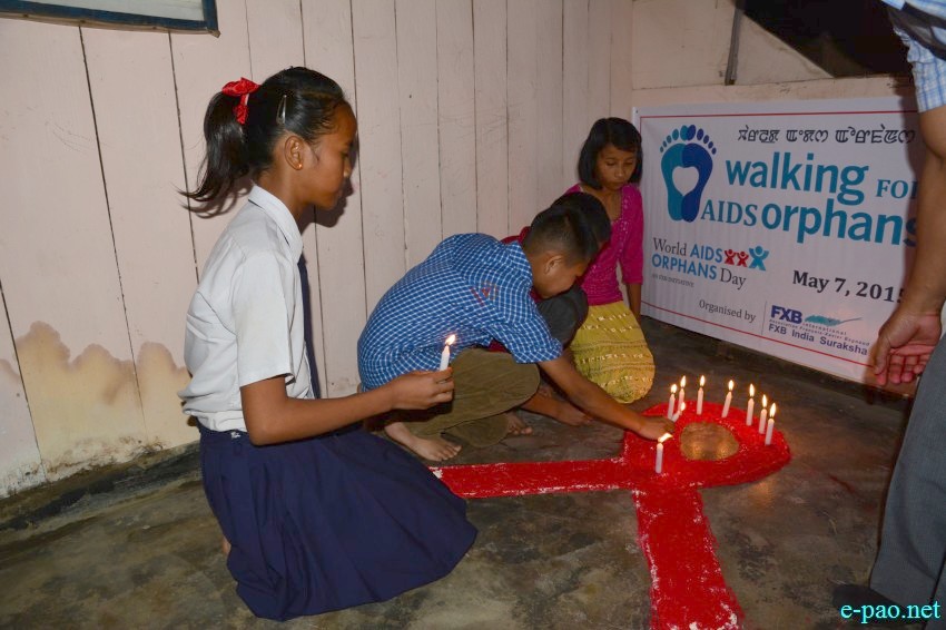 World AIDS Orphan Day held at Singjamei Chongtham Leikai, Imphal :: 7th May 2015