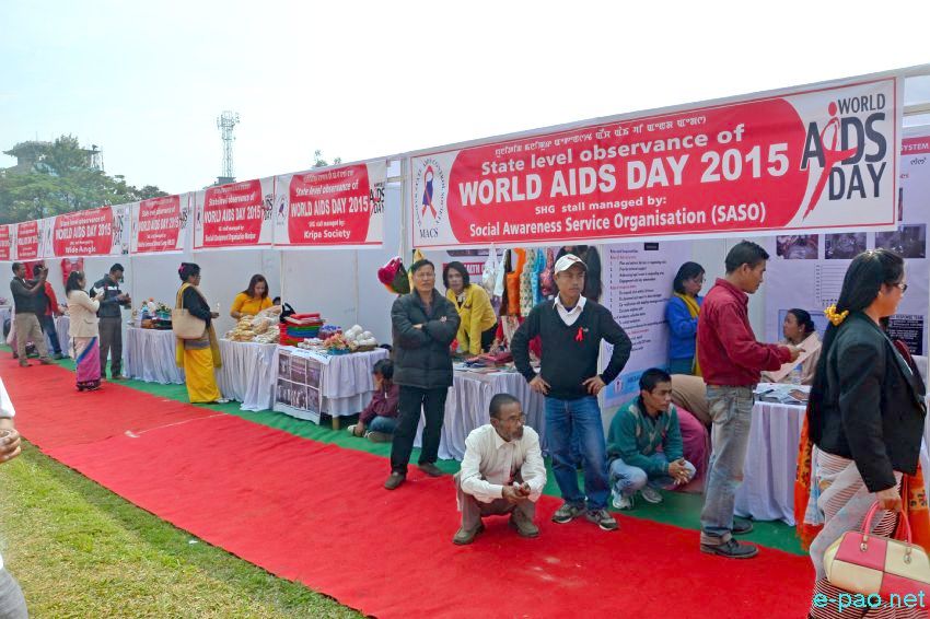 World AIDS Day under the theme 'Geting to Zero' at 1st Bn Manipur Rifles Ground  :: 01st December