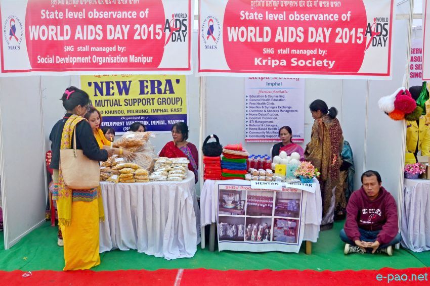 World AIDS Day under the theme 'Geting to Zero' at 1st Bn Manipur Rifles Ground :: 01st December 2015 