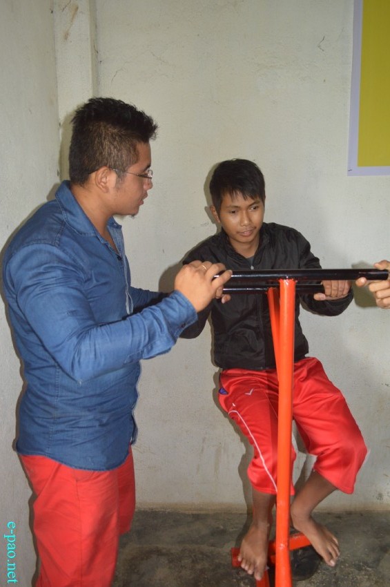 13th foundation day of Animal Gym celebrated at  Mission Blind School, Heikakpokpi Chandel :: 30 July 2015