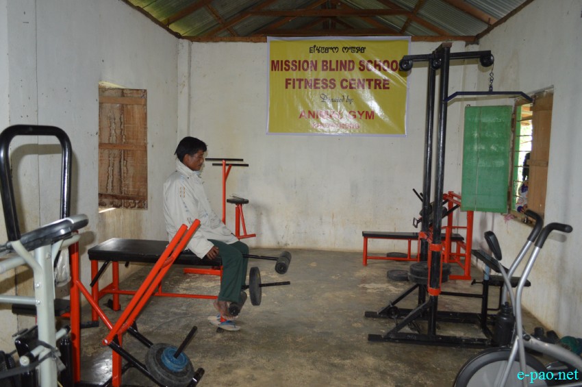 13th foundation day of Animal Gym celebrated at  Mission Blind School, Heikakpokpi Chandel :: 30 July 2015