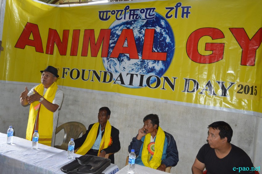 13th foundation day of Animal Gym celebrated at  Mission Blind School, Heikakpokpi Chandel :: 30 July 2015