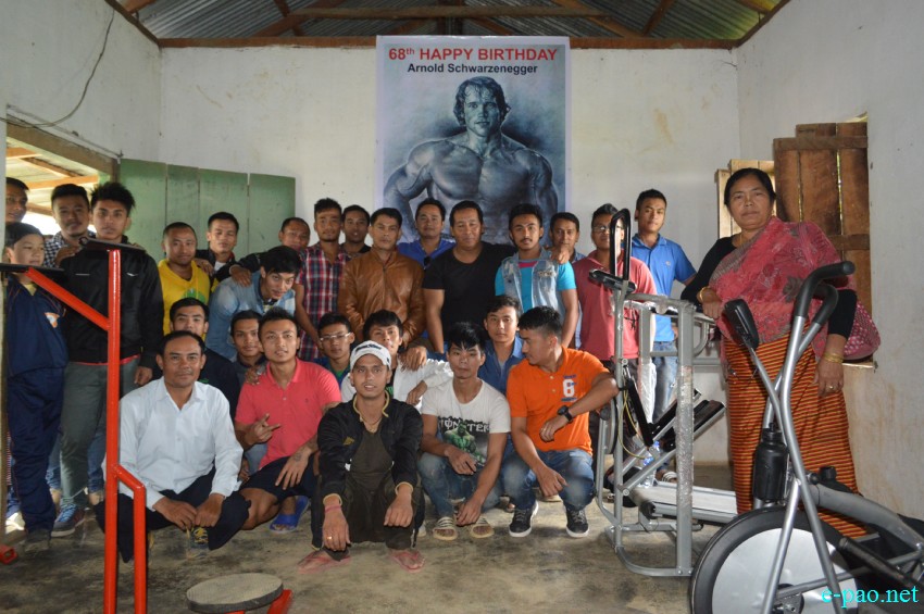 13th foundation day of Animal Gym celebrated at  Mission Blind School, Heikakpokpi Chandel :: 30 July 2015