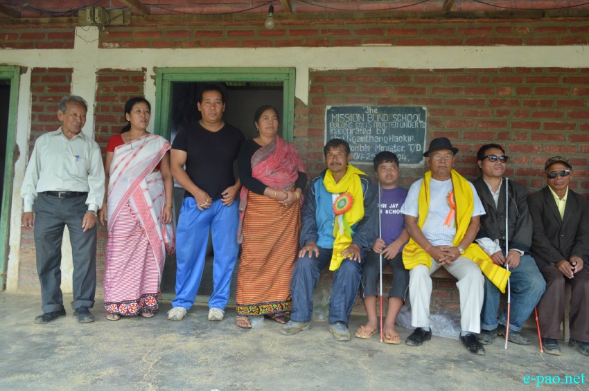 13th foundation day of Animal Gym celebrated at  Mission Blind School, Heikakpokpi Chandel :: 30 July 2015