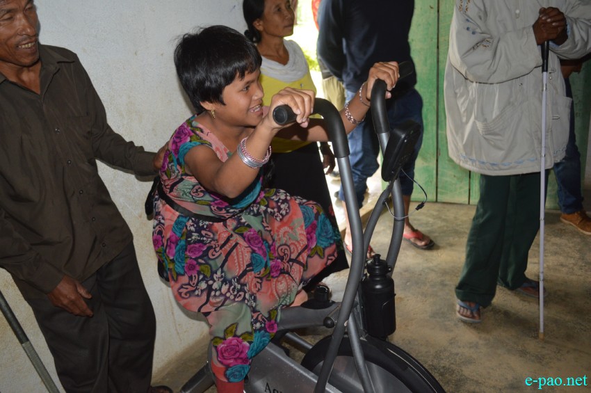 13th foundation day of Animal Gym celebrated at  Mission Blind School, Heikakpokpi Chandel :: 30 July 2015