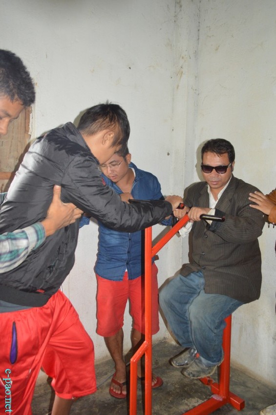 13th foundation day of Animal Gym celebrated at  Mission Blind School, Heikakpokpi Chandel :: 30 July 2015