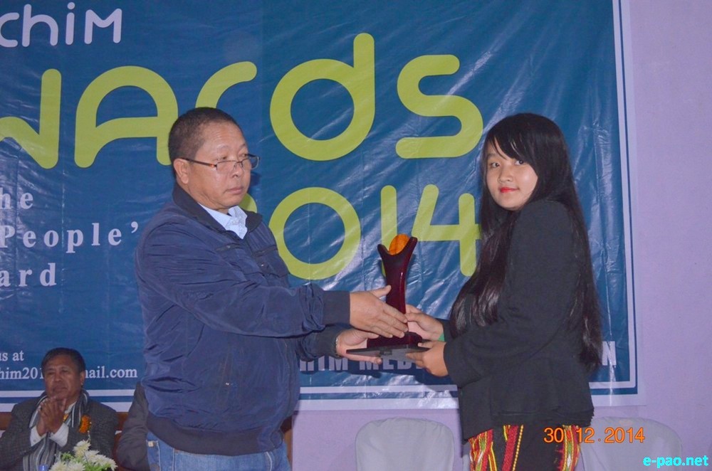 Huihchim Award ceremony  (The Gangte People's Award ) 2014  at Community Hall, Bunglon, Churachandpur  :: December 30 2014