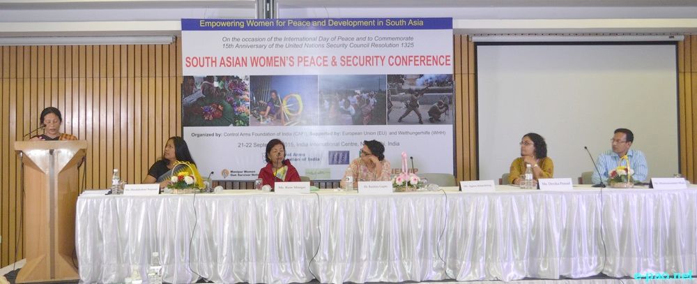  South Asian Women's Peace and Security Conference at New Delhi  :: 21 and 22 September 2015 .  