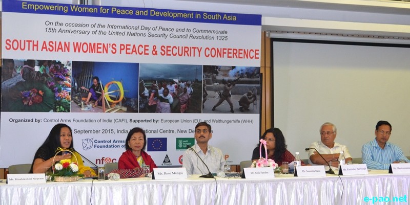 South Asian Women's Peace and Security Conference at New Delhi  :: 21 and 22 September 2015