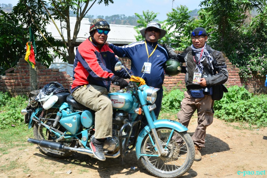 Royal Rider Manipur kick off for a free medical camp to be held in Jiribam :: May 9 2015
