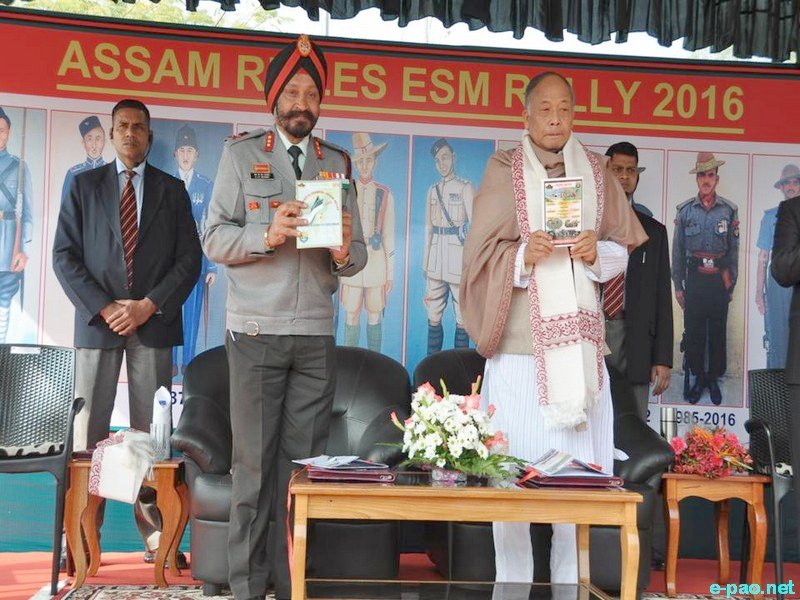Assam Rifles Ex-Servicemen (ESM) Rally  conducted by IGAR (South) at Mantripukhri :: 12th January, 2016