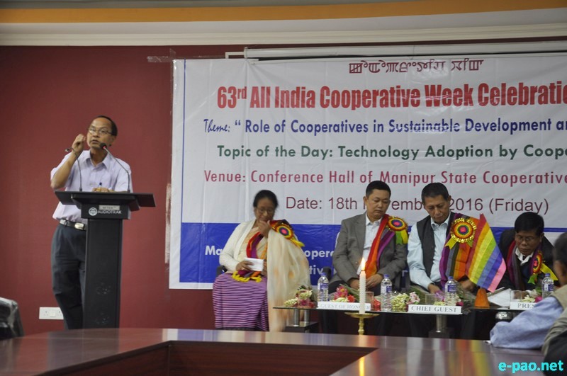 63rd All India Cooperative Week Celebration 2016 at  Imphal :: 18th November, 2016