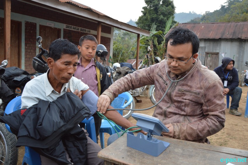 Medical Camp and Aid distribution at Taobam (Irang) village in Tamenglong district :: 19 January 2016