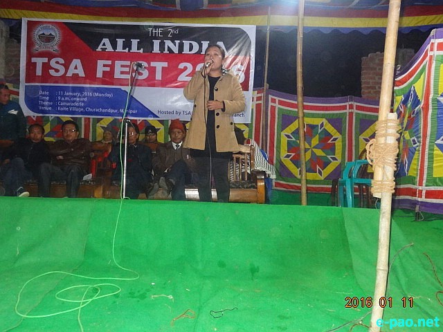 2nd All India TSA Fest 2016 at Koite Village, Churachandpur :: 11th January, 2016