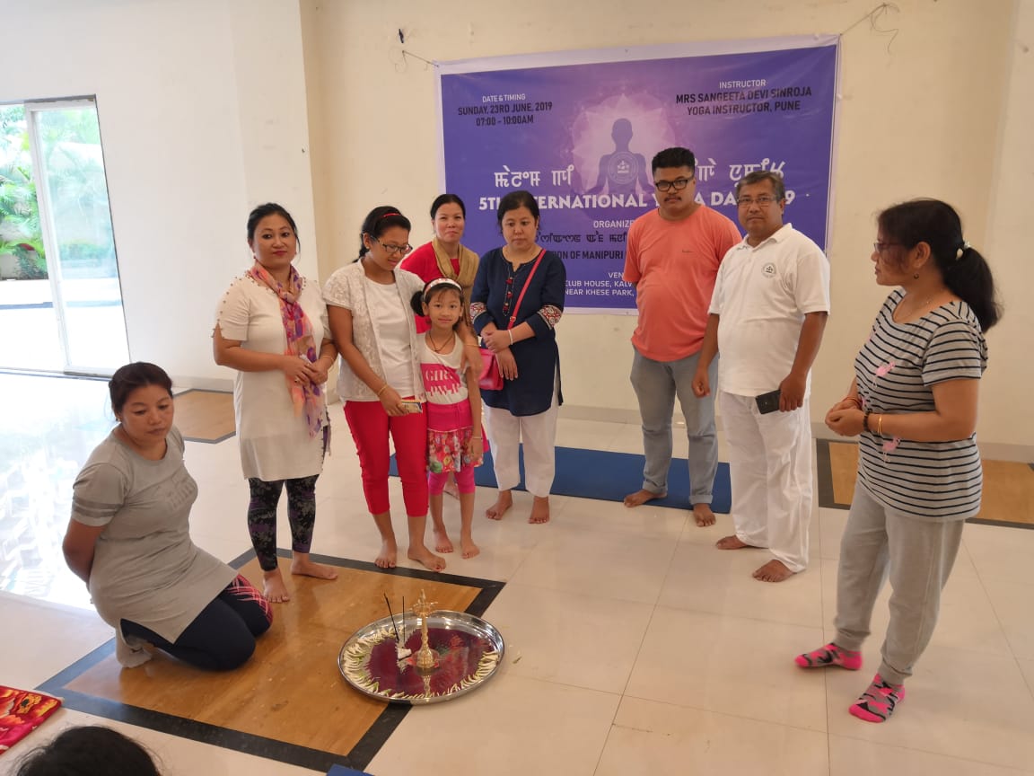 5th International Yoga Day, organized by AMAND, Pune at Bramha Skycity Club House, Pune :: 23rd June 2019
