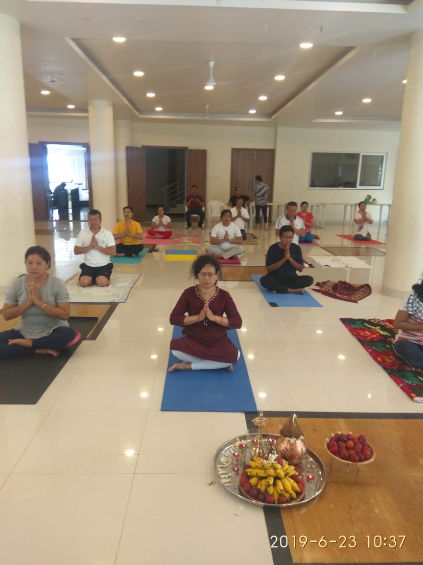5th International Yoga Day, organized by AMAND, Pune at Bramha Skycity Club House, Pune :: 23rd June 2019