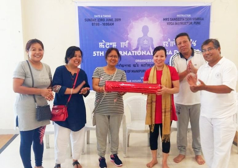 5th International Yoga Day, organized by AMAND, Pune at Bramha Skycity Club House, Pune :: 23rd June 2019