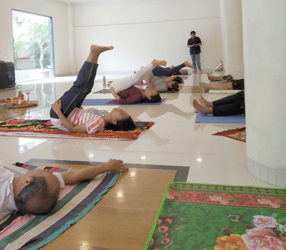 5th International Yoga Day, organized by AMAND, Pune at Bramha Skycity Club House, Pune :: 23rd June 2019