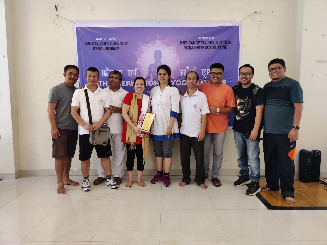 5th International Yoga Day, organized by AMAND, Pune at Bramha Skycity Club House, Pune :: 23rd June 2019