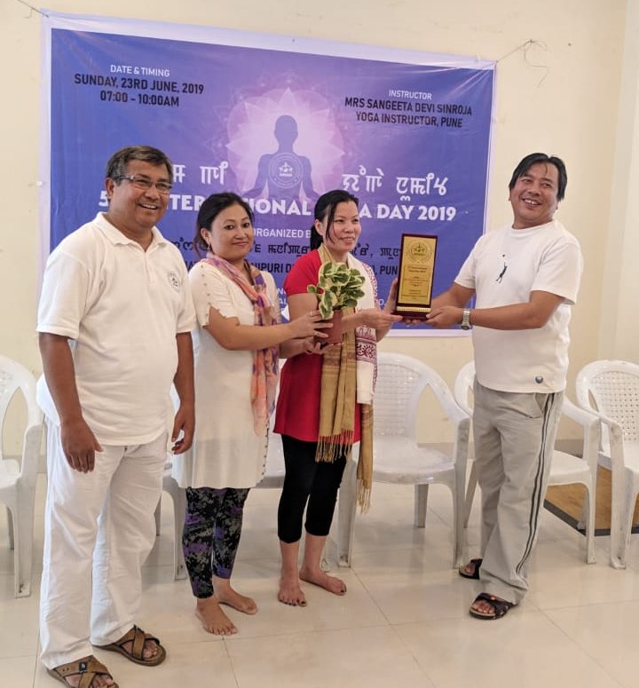5th International Yoga Day, organized by AMAND, Pune at Bramha Skycity Club House, Pune :: 23rd June 2019