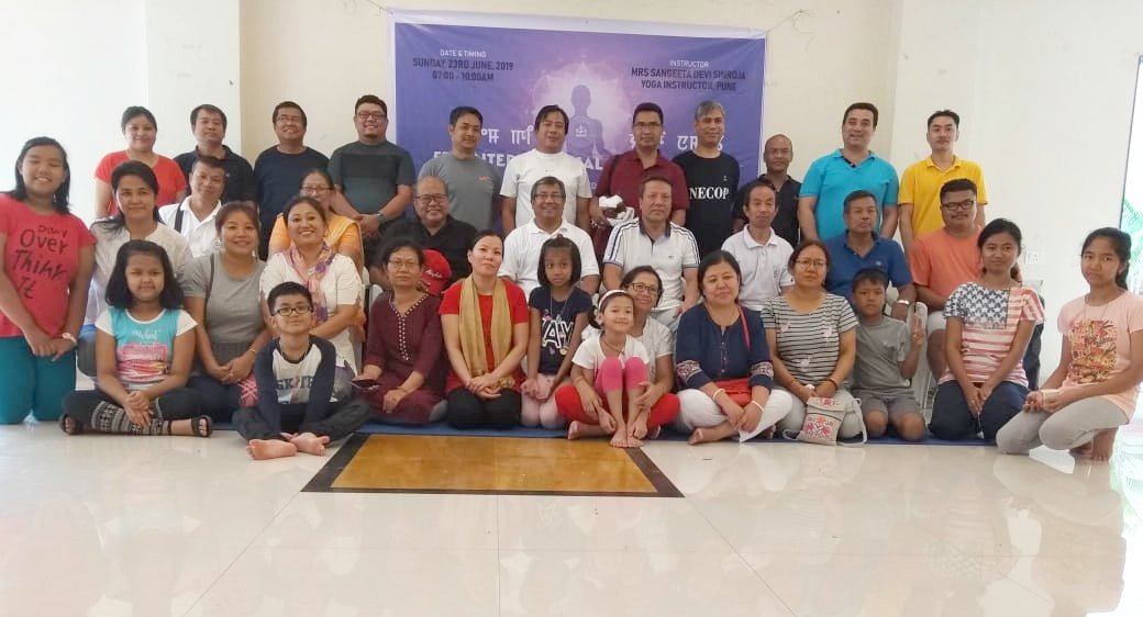 5th International Yoga Day, organized by AMAND, Pune at Bramha Skycity Club House, Pune :: 23rd June 2019