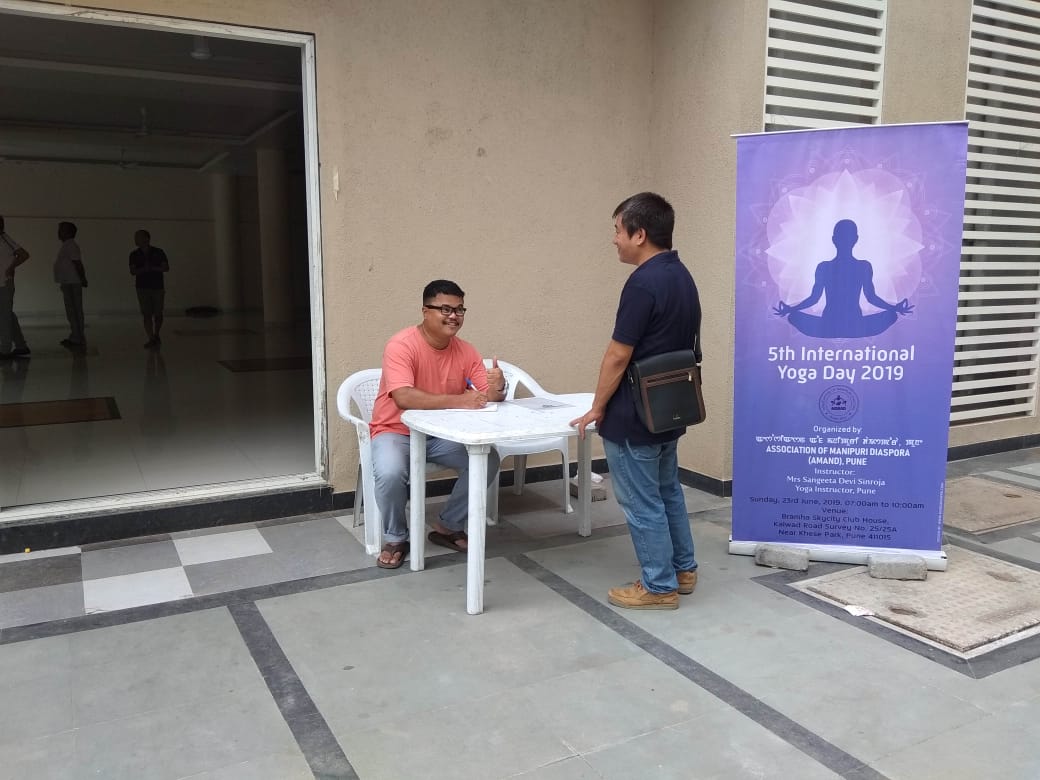 5th International Yoga Day, organized by AMAND, Pune at Bramha Skycity Club House, Pune :: 23rd June 2019