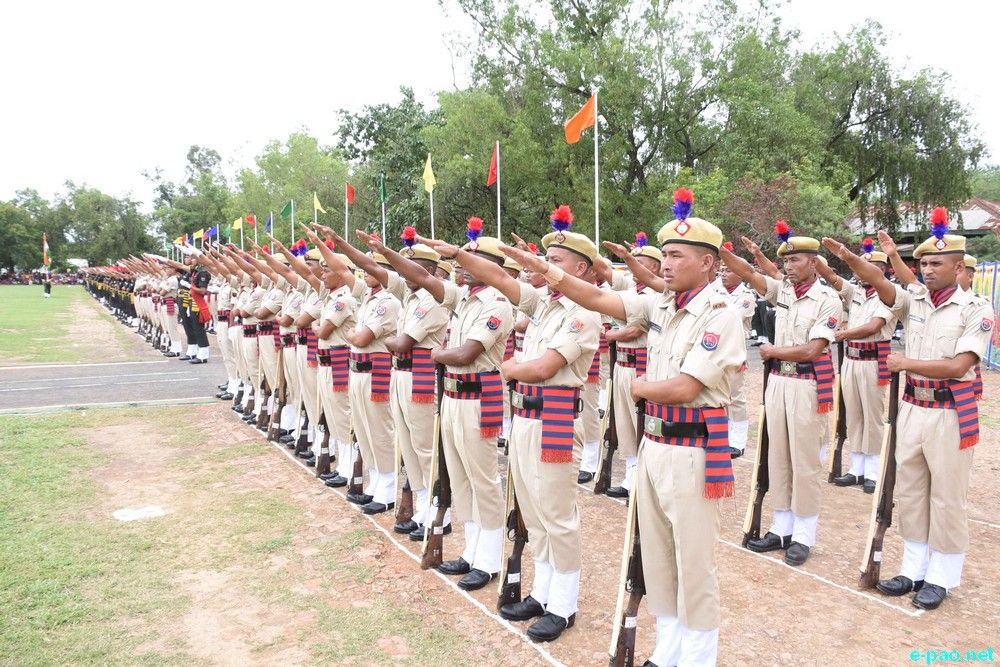  Passing Out Parade of 5th Batch of MR/IRB/CP Followers (Male) at Manipur Police Training College, Pangei :: 31st July, 2019 
