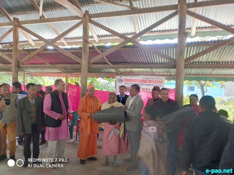Winter Relief Service at Arong Khunou and Tokpaching :: 4th December 2019