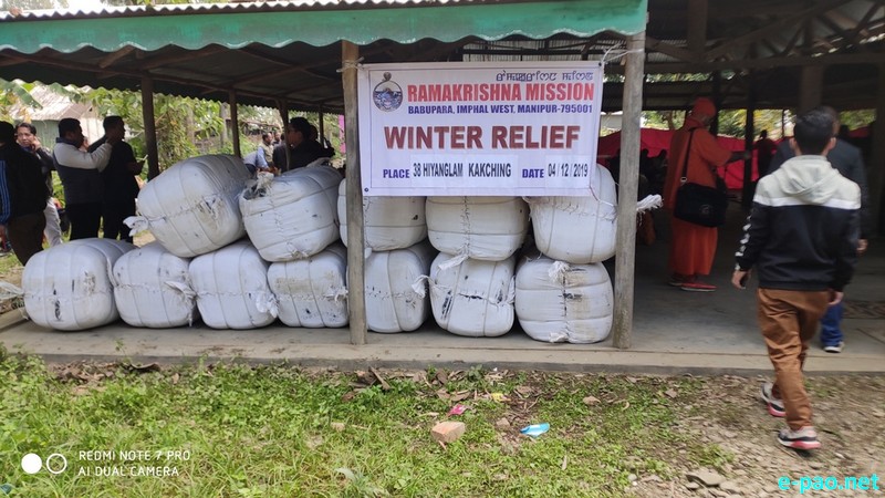 Winter Relief Service at Arong Khunou and Tokpaching :: 4th December 2019