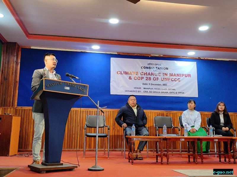 Consultation on Climate Change in Manipur and COP28 of UNFCC :: 9th December 2023