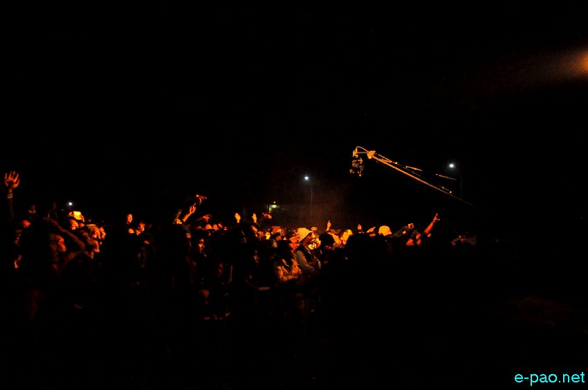 Biuret (Korean Pop Rock Band) performing live on stage in Imphal at YAC Ground, Imphal :: 03 December 2013