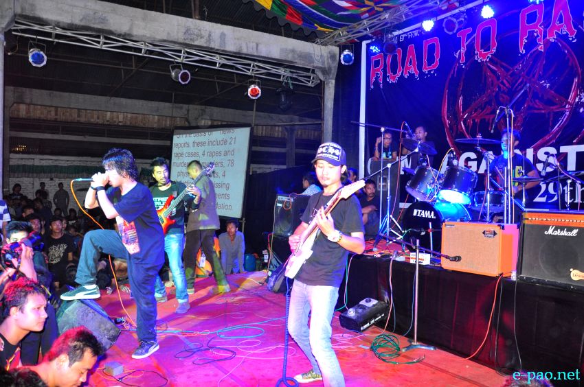 'Road to Rampage' : A Metal Concert on Crime against women at Iboyaima Shanglen, Imphal :: 29th June 2013