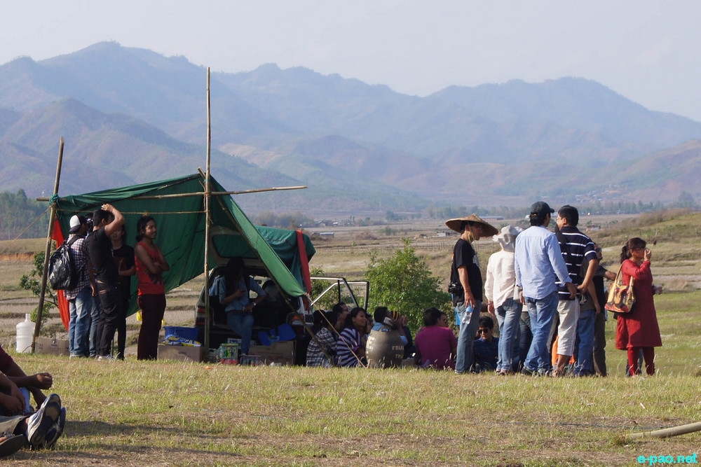 Where Have All The Flowers Gone?  Art and Music festival at South Loushing Hillock, Lamlai :: 3 May 2014