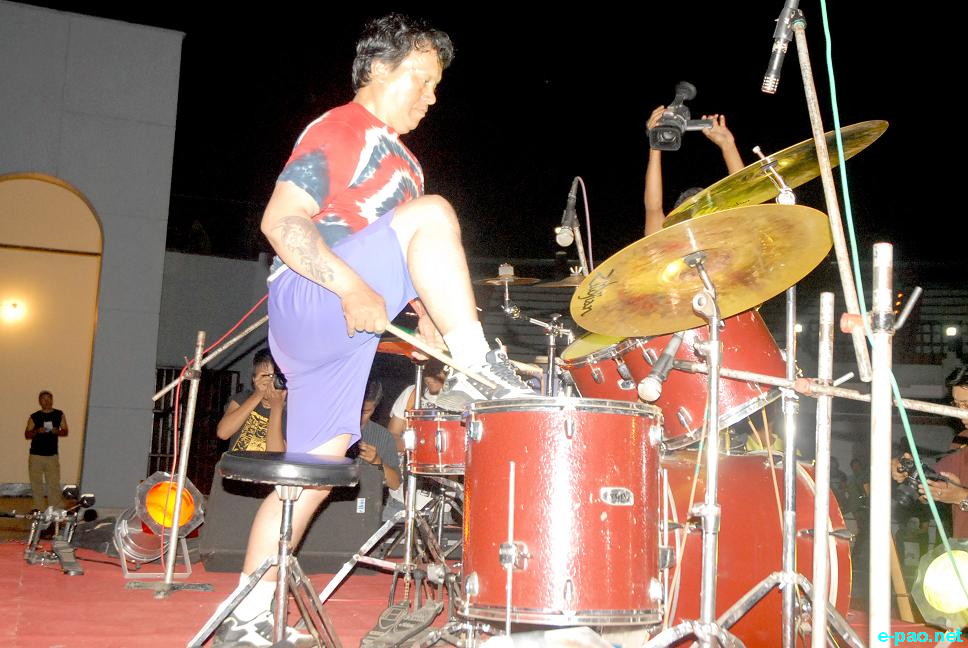 Momocha Laishram  : Veteran Drummer of  Rock Band 'Cannibals'
