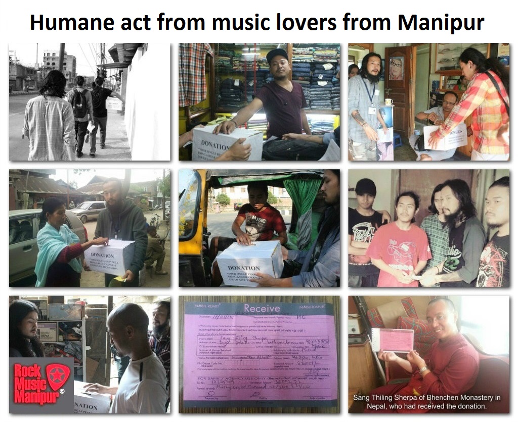 Humane act from music lovers from Manipur