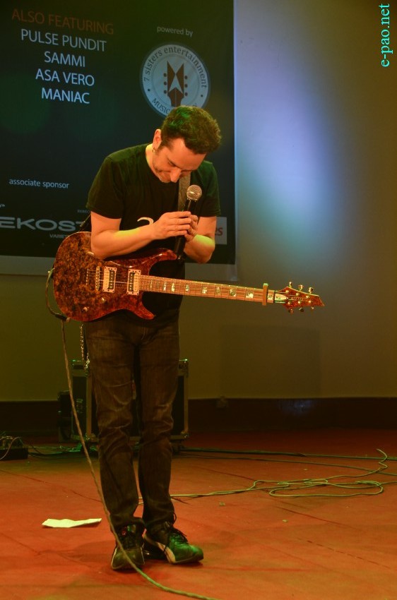 Neil Zaza (instrumental guitarist) performed at Tribal Research Institute (TRI), Imphal :: 16th April 2015