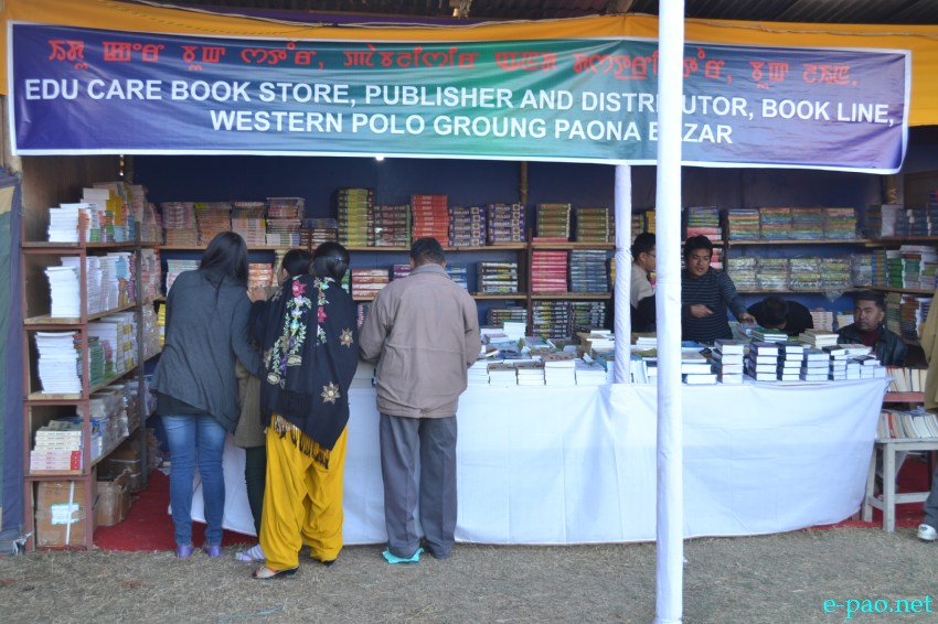 22nd Imphal Book fair 2013  at Hapta Kangjeibung ; organised by State Central Library, Imphal :: 17 December 2013