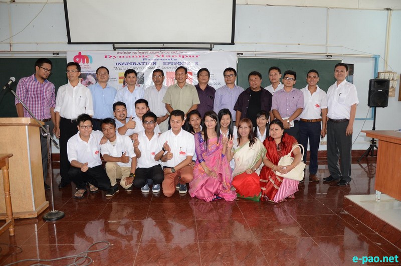 Dynamic Manipur's Inspiration Workshop on Media - career outlook and society building held ::  July 5  2015