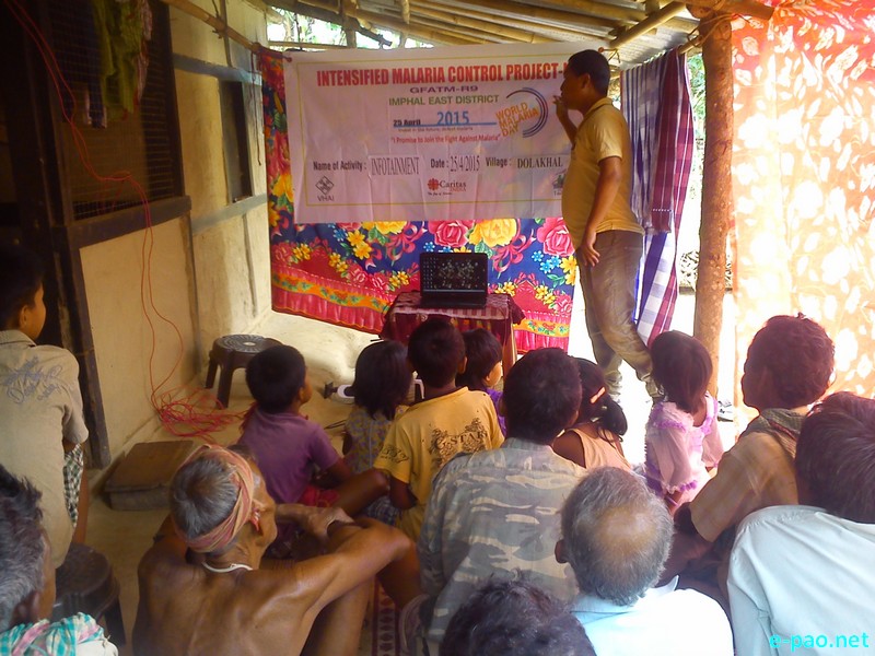 World Malaria Day observed at Jiribam under 'Intensified Malaria Control Project 2' :: 25 April 2015