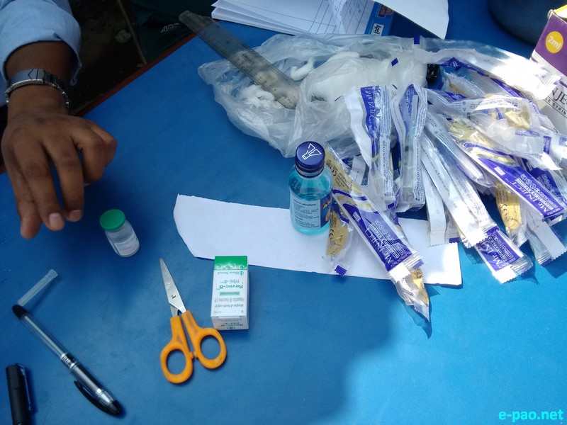 Free Hepatitis-B Vaccination Program at Khumbong Bazar :: April 29 2015