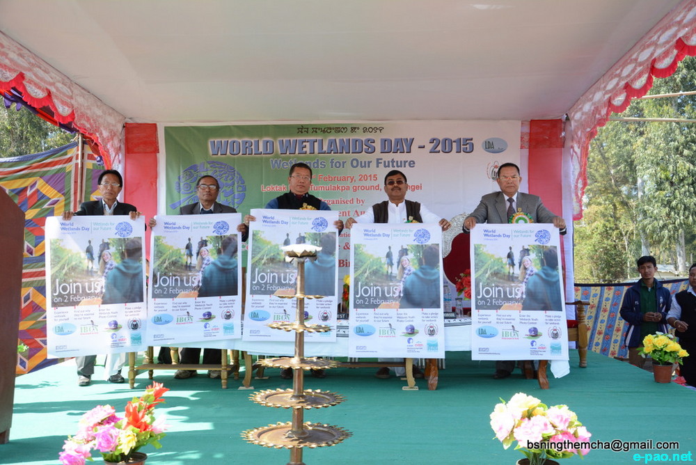 World Wetlands Day 2015 under theme 'Wetlands for our future' at Loktak Lake, Tumulakpa Ground, Thinungei :: 2 Feb 2015