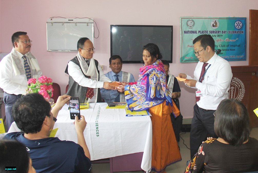 National Plastic Surgery Day at RIMS, Imphal  :: 15th July 2019