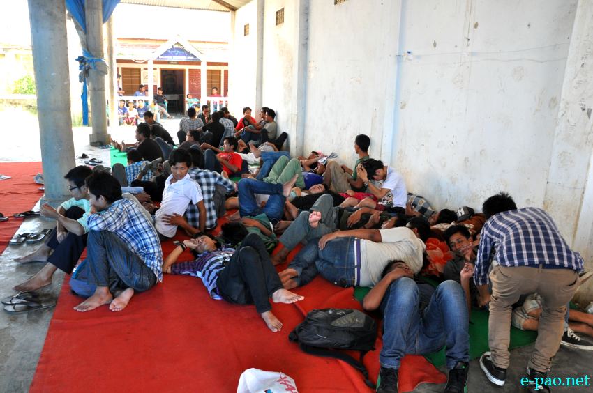 Manipur Institute of Technology (MIT) sheltering at Tera Yengkhom Leirak Community hall :: September 23 2013