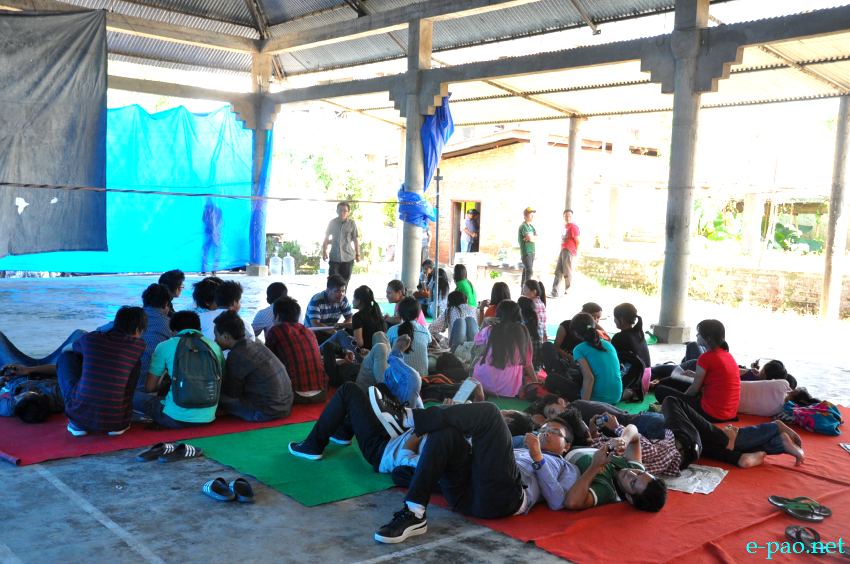 Manipur Institute of Technology (MIT) sheltering at Tera Yengkhom Leirak Community hall :: September 23 2013