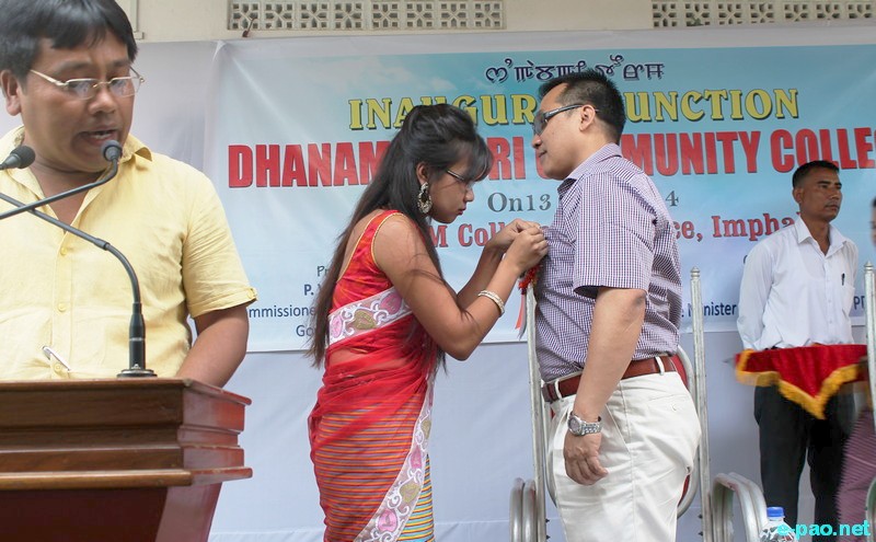 Inauguration function of Community college at DM College campus, Imphal :: June 13 2014