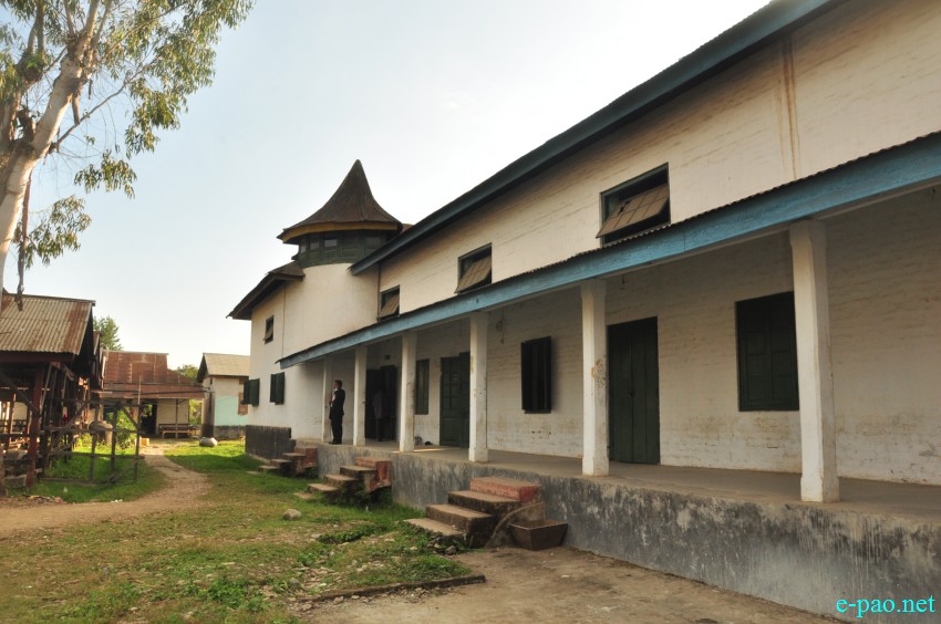 Johnstone Higher Secondary School  - situated in the heart of Imphal City - as seen in November 2014