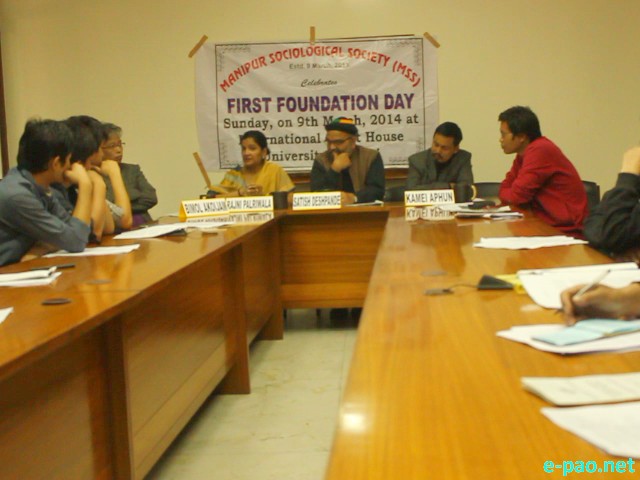 First Foundation Day of Manipur Sociological Society(MSS) at Delhi University ::  09th March 2014