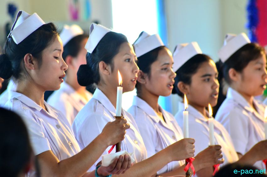  'Capping and Lamp Lighting Ceremony' of State Government, School of Nursing at Lamphelpat  